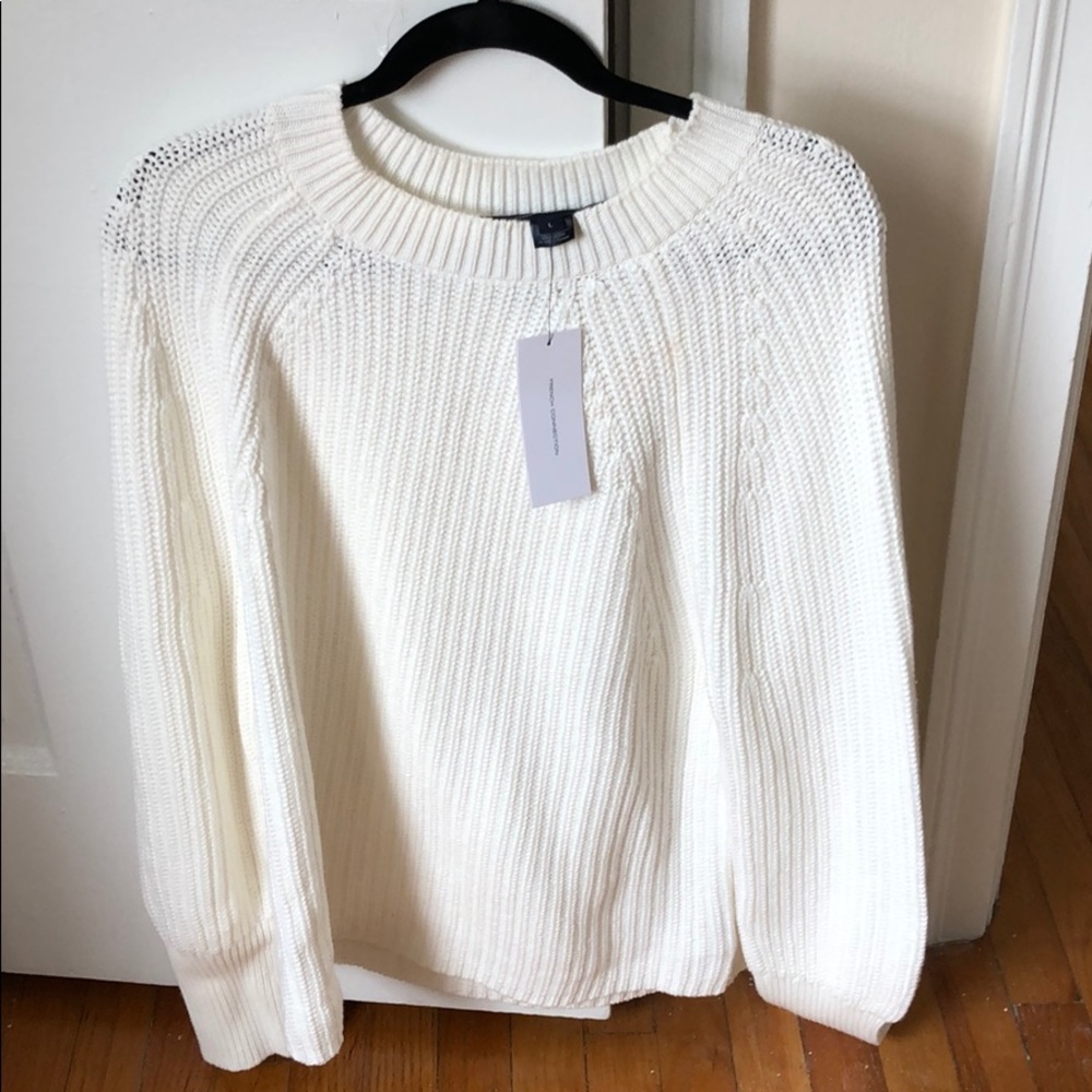White French Connection Knit Sweater